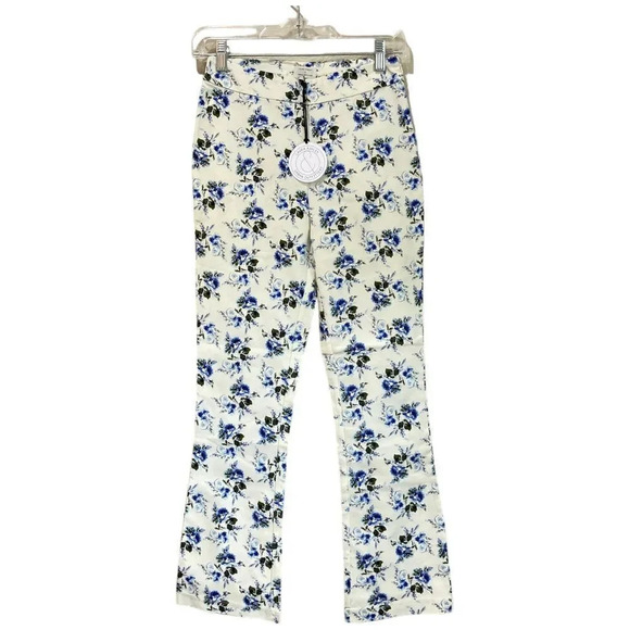 NWT Laura Ashley x Urban Oufitters Flared Pants Size 0 - Picture 1 of 9